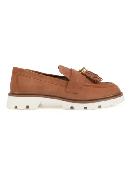 Loafersy brązowe