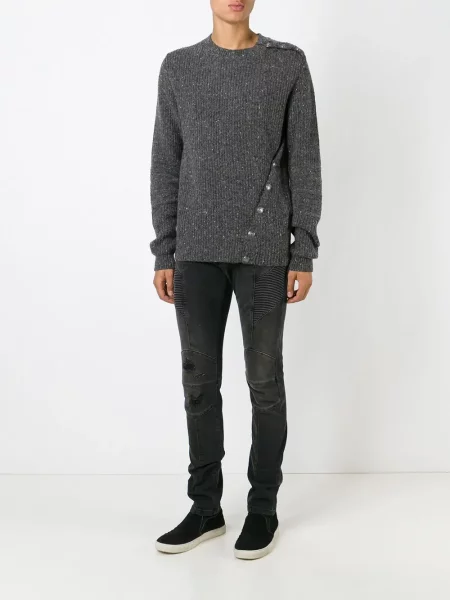 Слаб дънки skinny fit Pierre Balmain черно