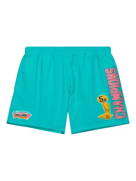 Pantaloni scurți Mitchell & Ness albastru