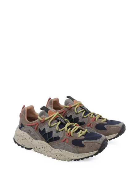 Sneakerși Flower Mountain cu model floral gri