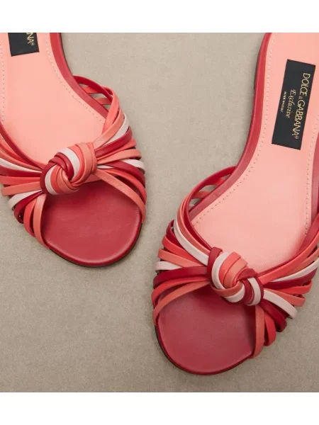Sandale Dolce&gabbana din piele roșu