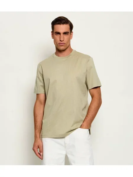 BOSS BLACK Tricou H-Thompson | mercerizat negru