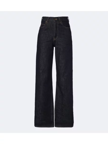 Blugi cu picior larg Saint Laurent albastru
