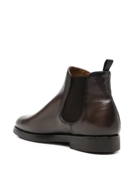 Botine Officine Creative din piele maro