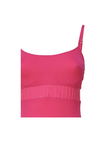 Stroj jednoczęściowy Moschino różowy