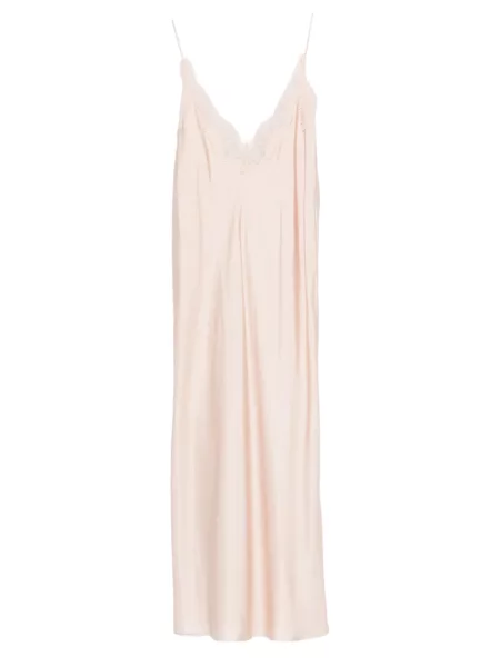 Rochie midi Róhe din dantelă până la genunchi de costum roz