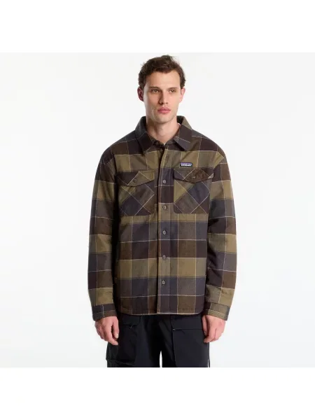 Košile Patagonia M's Lightweight Insulated Fjord Flannel Shirt Green XL zelená