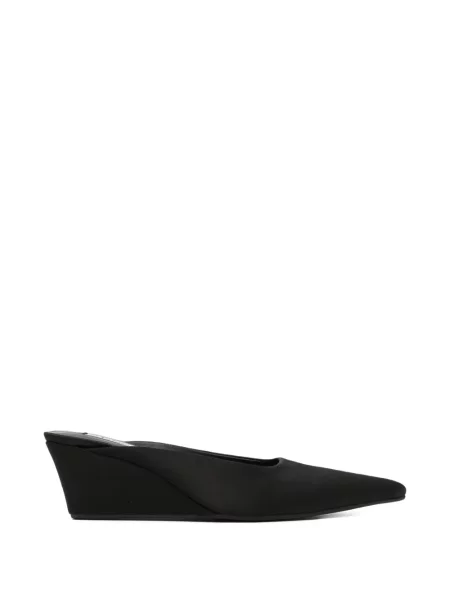 Papuci tip mules Senso cu pană negru