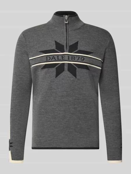 Sweter wełniany z nadruk z logo model Nale' Dale Of Norway