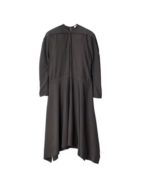 Rochie midi Lemaire de mătase maro