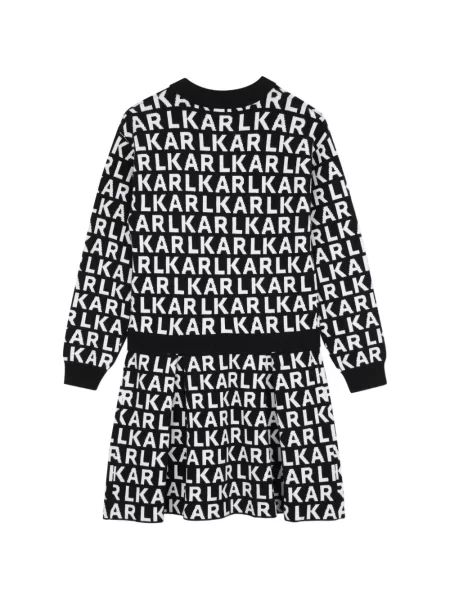 Sukienka dziecięca Karl Lagerfeld czarna