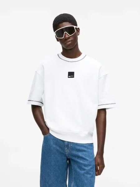 KARL LAGERFELD JEANS Mikina biela