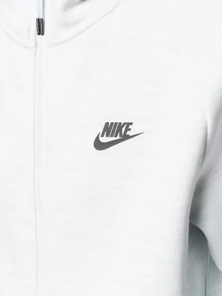 Hanorac cu glugă Nike din fleece albastru