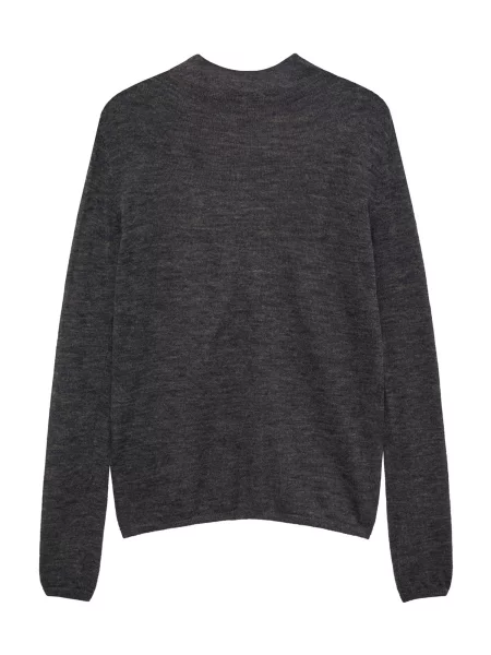 MANGO Pulover BULMA metalic gri