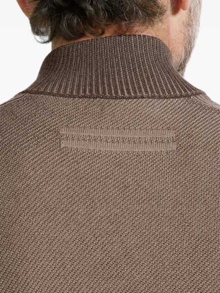 Cardigan Zegna maro