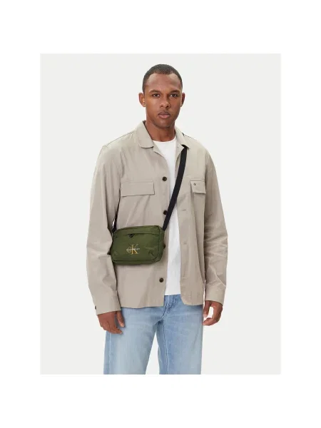 Geantă crossover Calvin Klein Bold Camera Bag verde