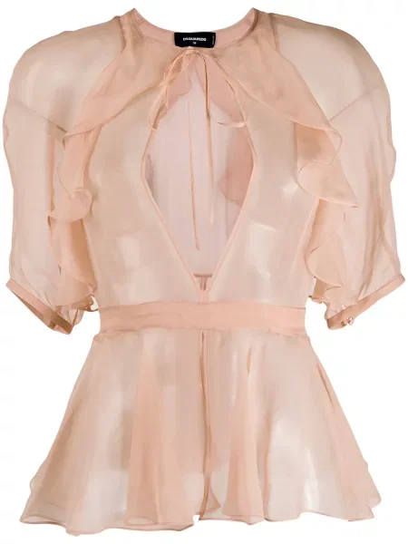 Bluză Dsquared2 cu imprimeu geometric