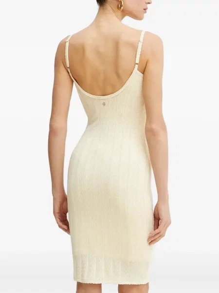 Rochie mini Guess tricotate cu legături
