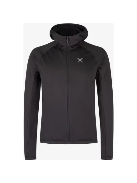 Kurtka z kapturem Montura Fadis Grid Maglia węglowy S czarny