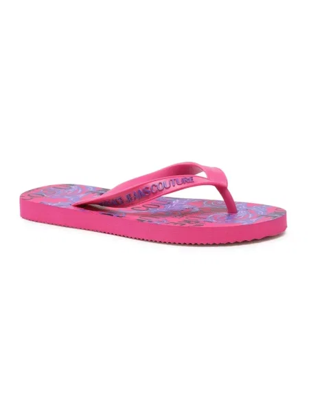Klapki Versace Jeans Couture różowe