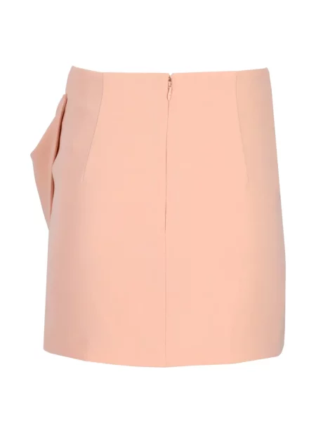 Fusta mini Elisabetta Franchi drapată roz