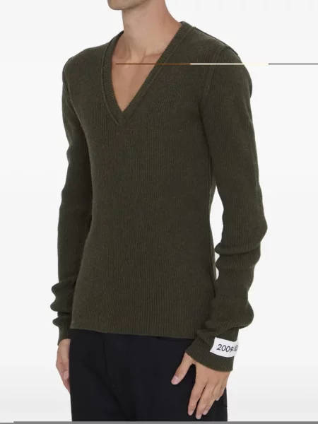 Pulover Dolce & Gabbana cu autograf verde
