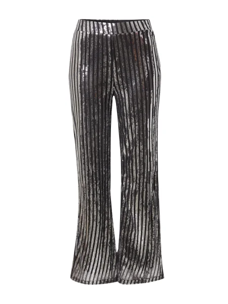 Oasis Pantaloni / argintiu negru