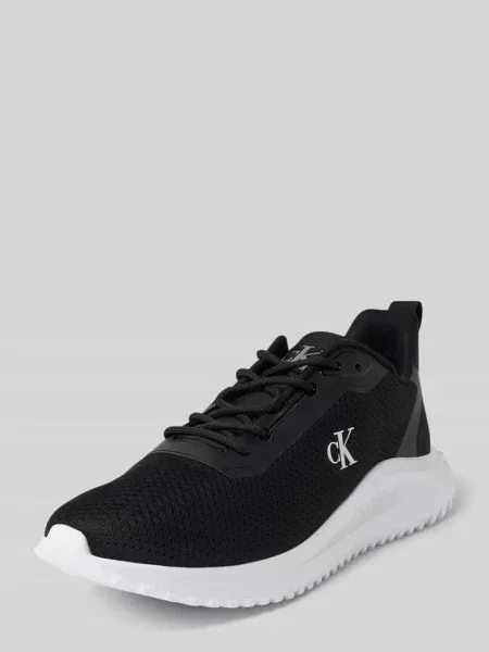 Buty Calvin Klein Hike Runner Mix Mesh black/bright white białe