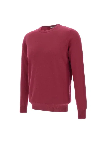 Sweter Kangra wełniany czerwony