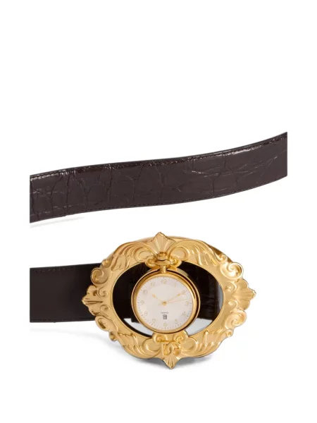 Cu centură curea Dolce & Gabbana maro