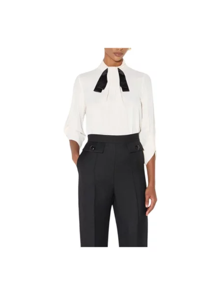 Top Elisabetta Franchi alb