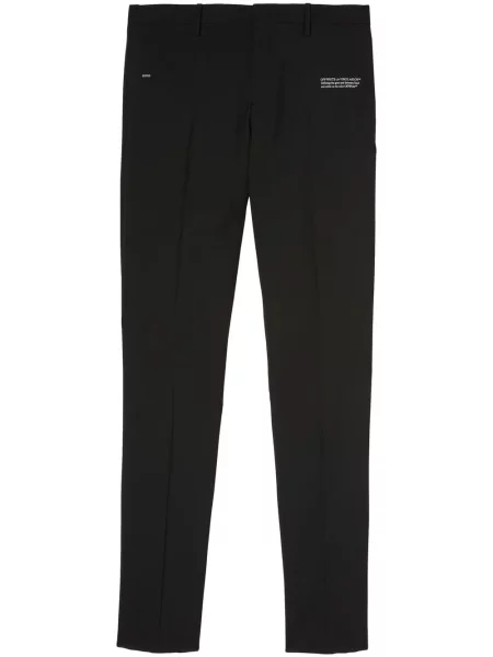 Pantaloni Off-white alb
