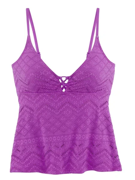LASCANA Tankini top lila