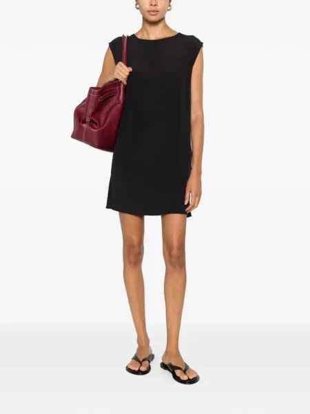Rochie mini Su fără mâneci negru