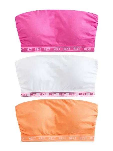 Next Podprsenka oranžová / pink bílá