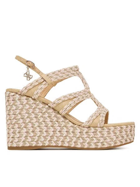 Босоніжки Guess FLJERS бежевий