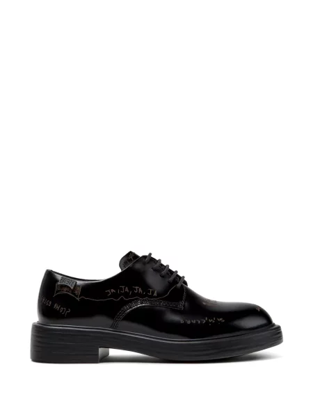 Oxford Camper din piele negru