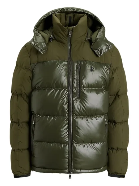 Μικρός κασκέτο Polo Ralph Lauren με χαμηλή μέση υφαίνω διαγωνίως πράσινο