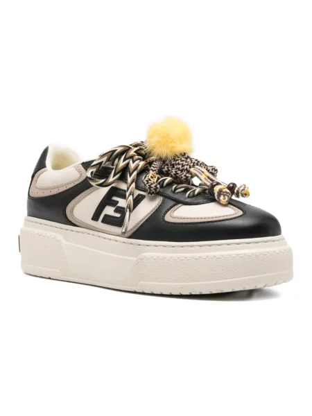 Sneakersy Fendi skórzane