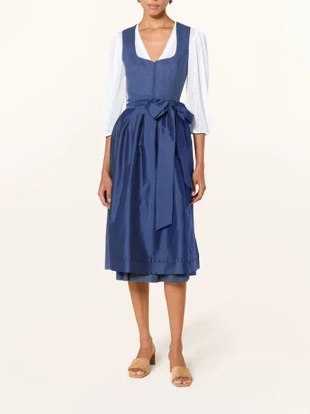 Halenka Heimatglück Tracht bílá