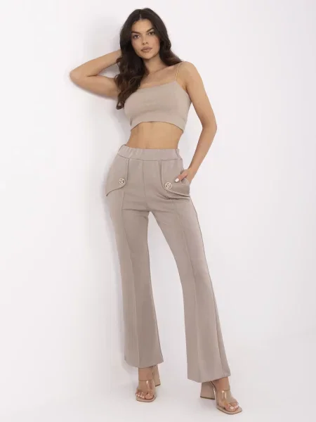 Pantaloni Italy Moda bej