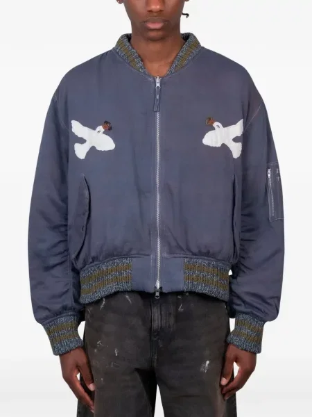 Reversibil geacă bomber Story Mfg. violet
