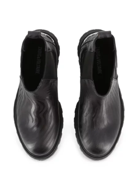 Dětské polokozačky Zadig & Voltaire černé