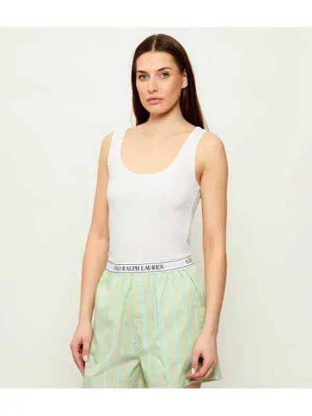 LAUREN RALPH LAUREN Top de pijama alb