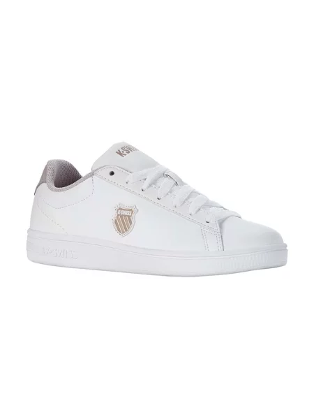 Usnjene superge K-Swiss COURT SHIELD bela