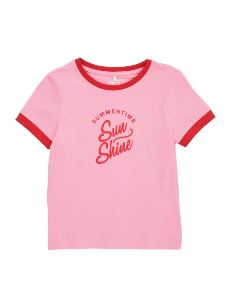 NAME IT Tricou NKFJEMILLA roz roșu