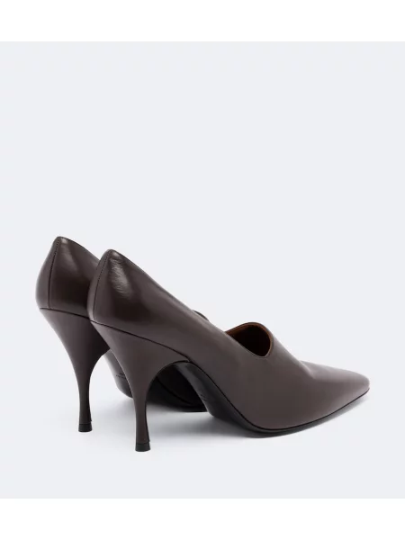 Pantofi cu toc Herbert Levine din piele maro