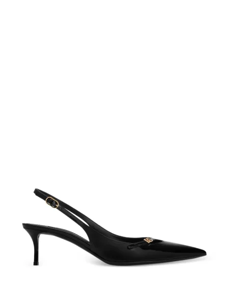 Pantofi cu toc Dolce & Gabbana cu autograf negru