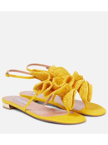Sandali Aquazzura rumena