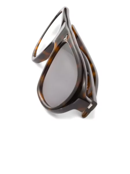 Sluneční brýle Prada Eyewear hnědé